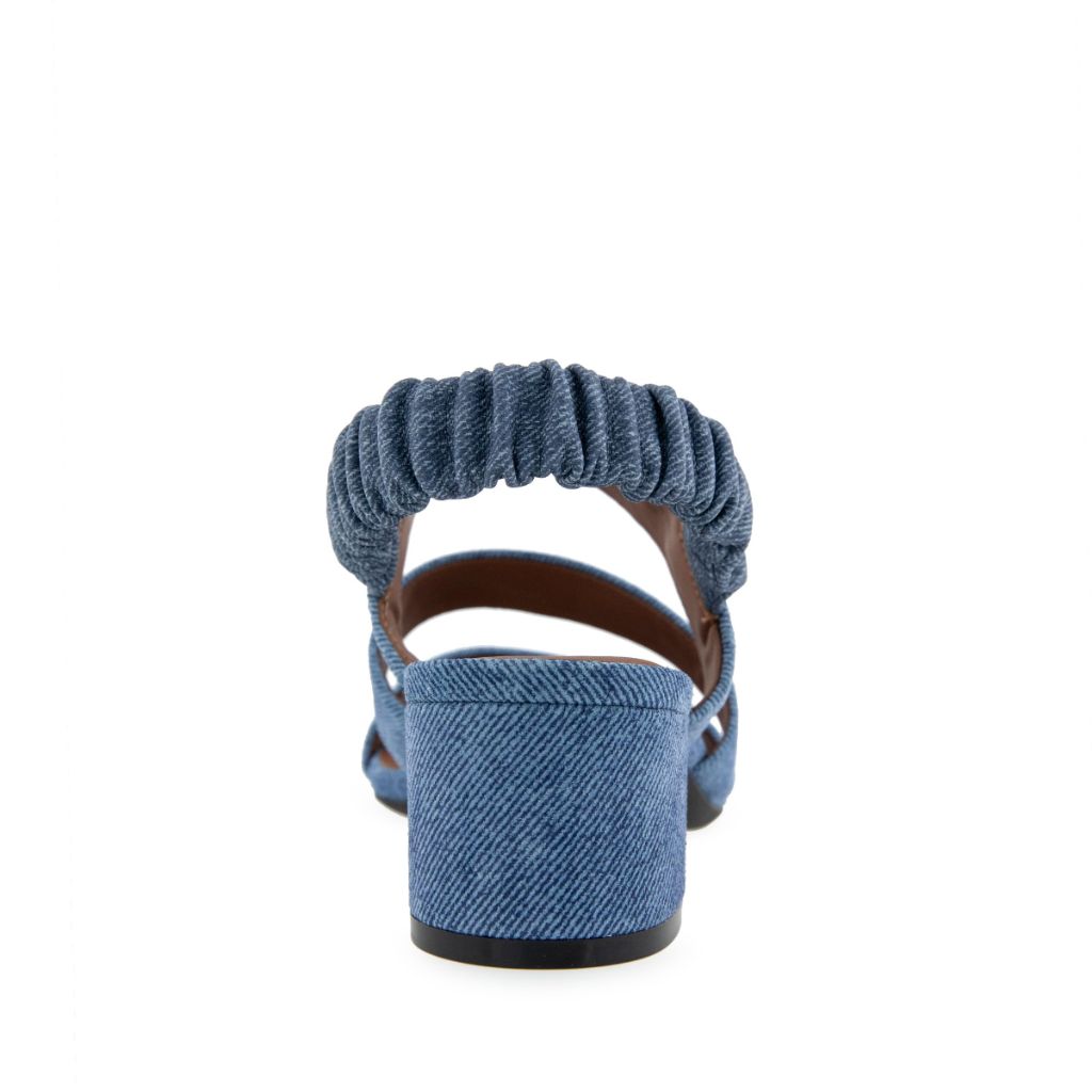 AerosolesWomen's Clarissa, Block Heeled Slingback Sandal, Blue Jean Suede5M