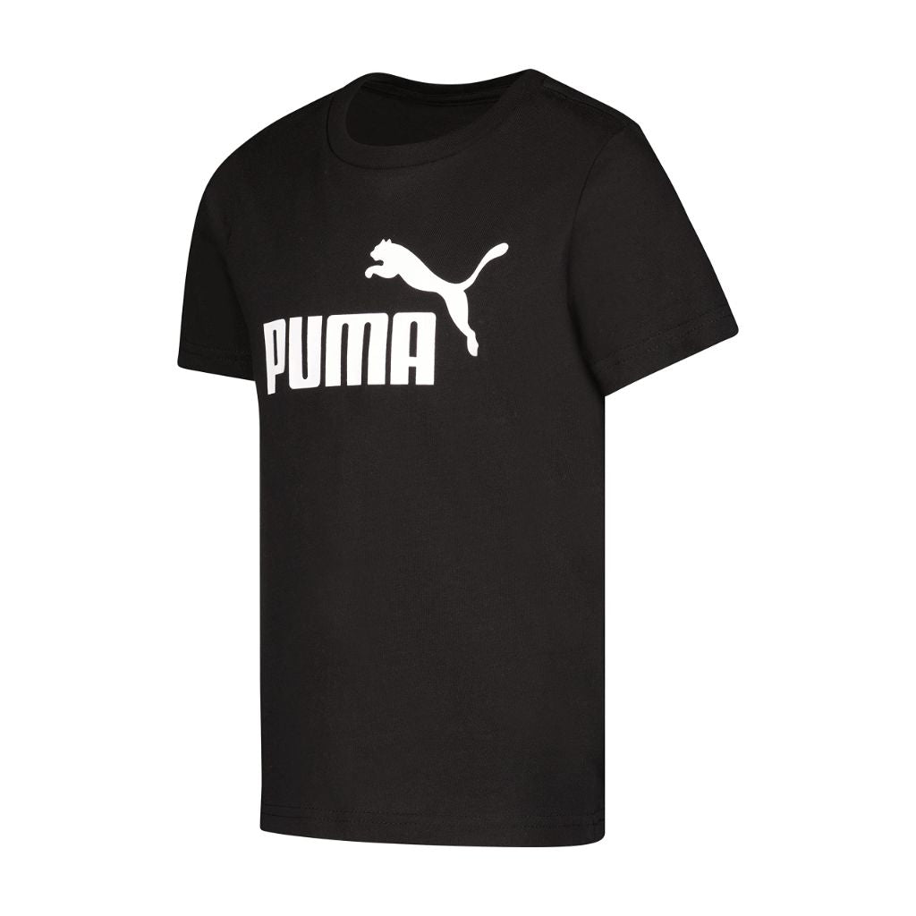 Puma Boys' No. 1 Logo T-Shirt - Black, Size L