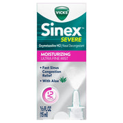 Vicks Sinex Severe Nasal Spray with Moisturizing Ultra Fine Mist - 265 Sprays