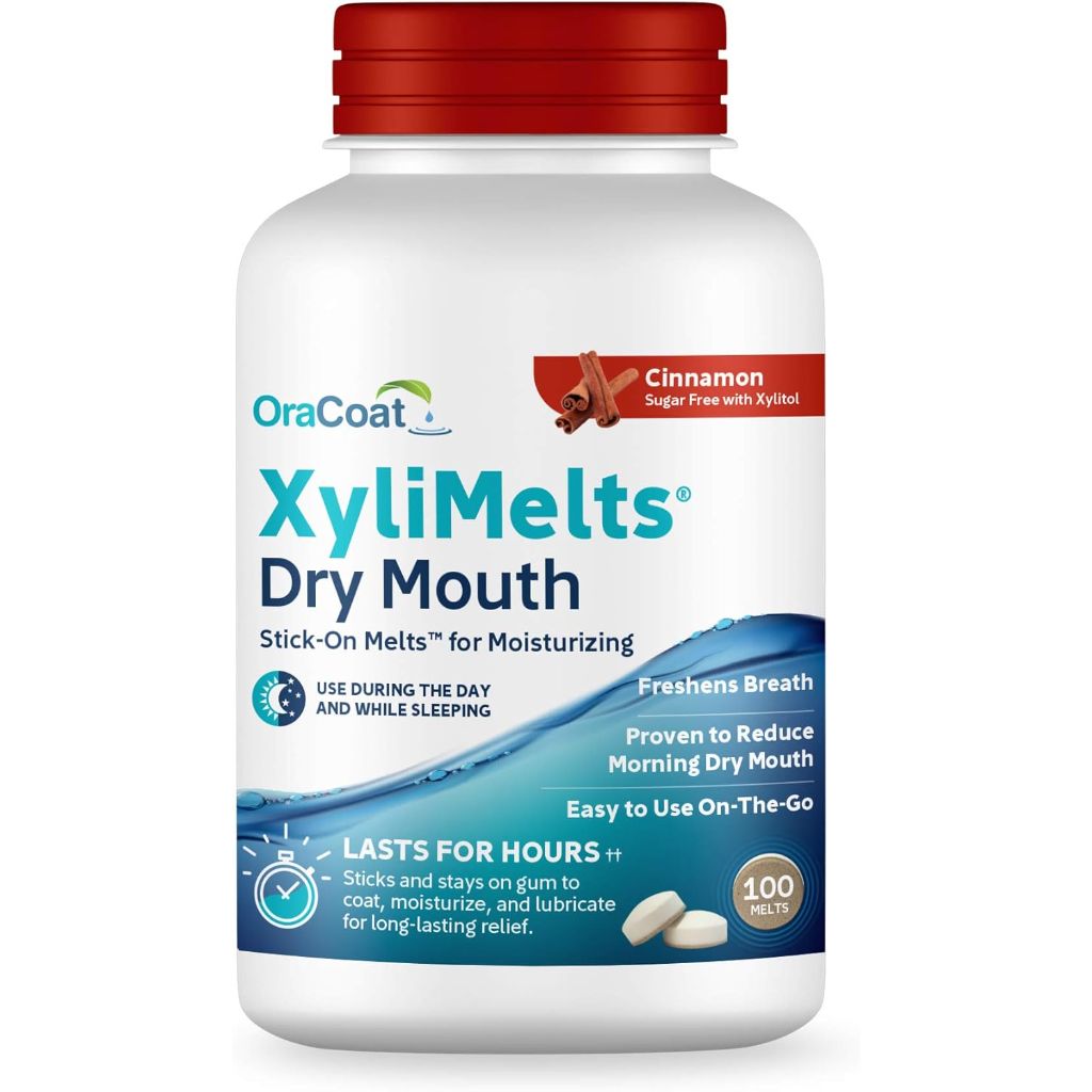 Oracoat XyliMelts Dry Mouth Relief, 100 Count