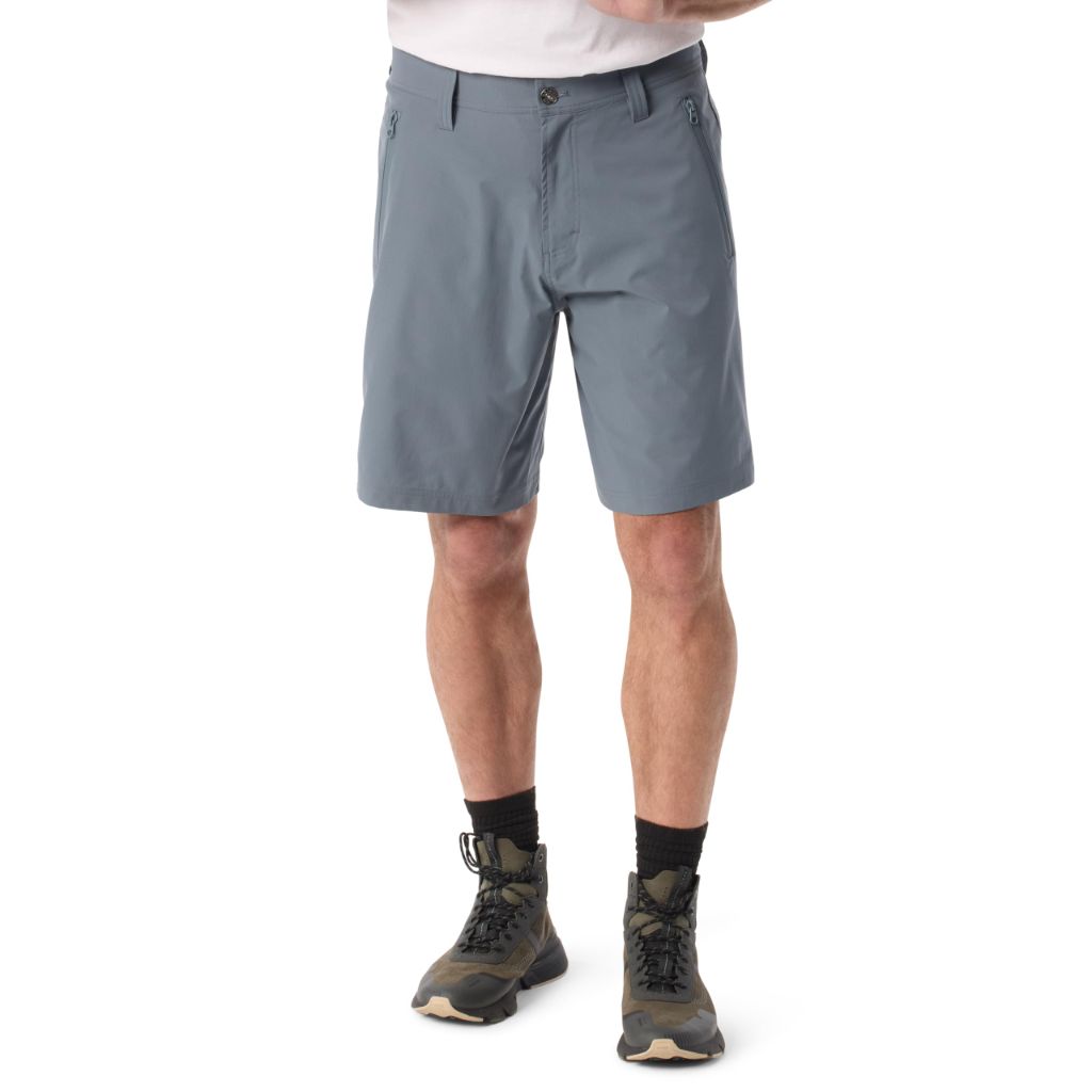 BASS OUTDOOR Men's Moisture Wicking Techstop Shorts - Stormy Weather, Size 40W