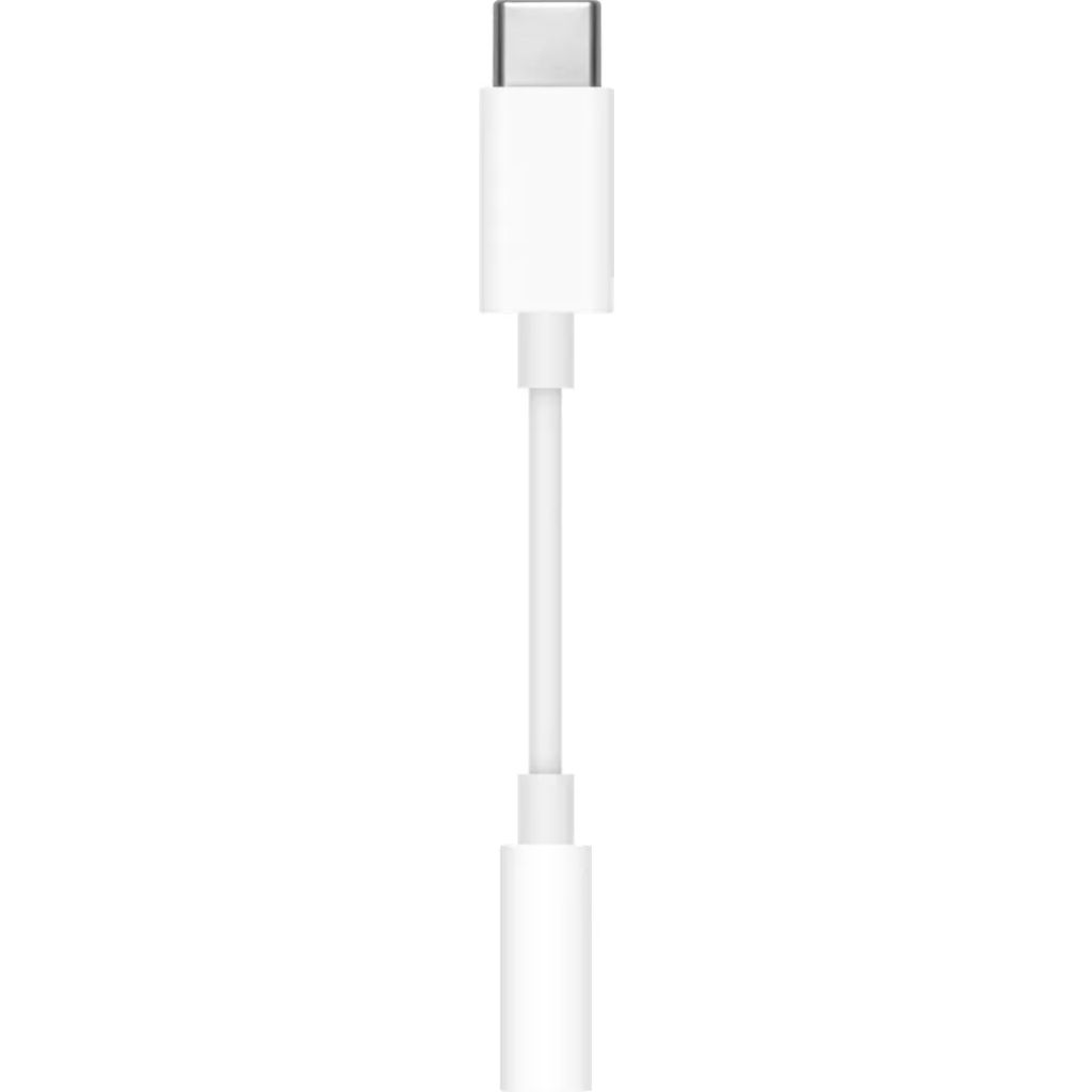 Apple - USB-C to 3.5mm Headphone Jack Adapter - White