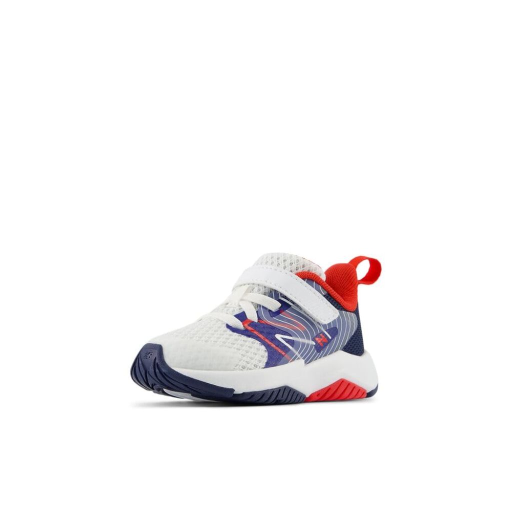 New Balance Infant Rave Run V2 Shoe, Team Royal/White/True Red - size 3