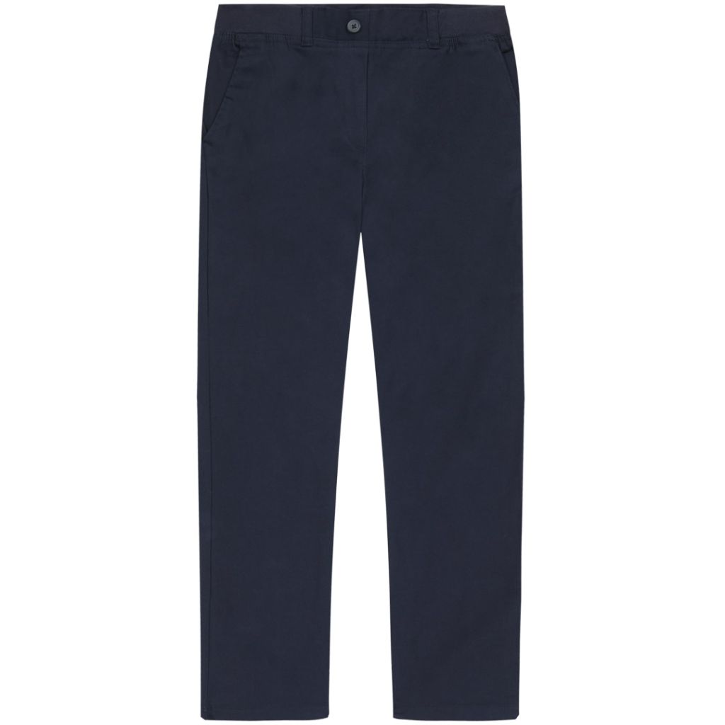 Nautica Girls' School Uniform High Waisted Bootcut Pants, Navy/High Waist - size 14 Plus