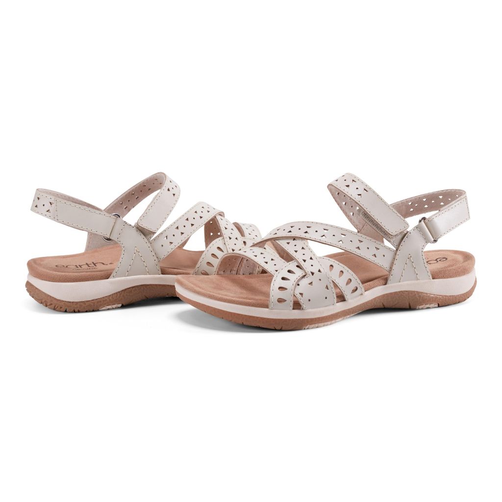 Earth® Seravi Strappy Casual Sandals, Ivory 150, 6.5 M