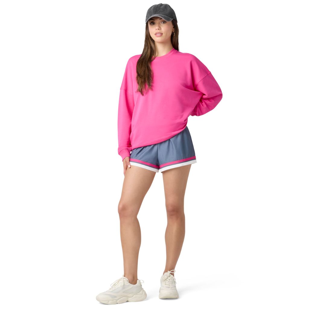 Florence by mills Women's FBM Playbook Collection Mesh Boxer Short, Grisaille, Large