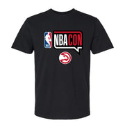 SZ 2XL, NBA Con x Team Tee, Atlanta Hawks | Black