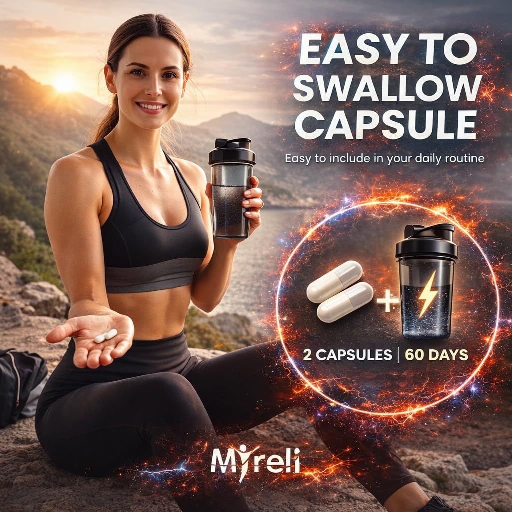 MYRELI Nitric Oxide Supplements for Men & Women –  120 Capsules