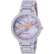Nine West Women's Rubberized Bracelet Watch - Lavender (NW/2274MALV)