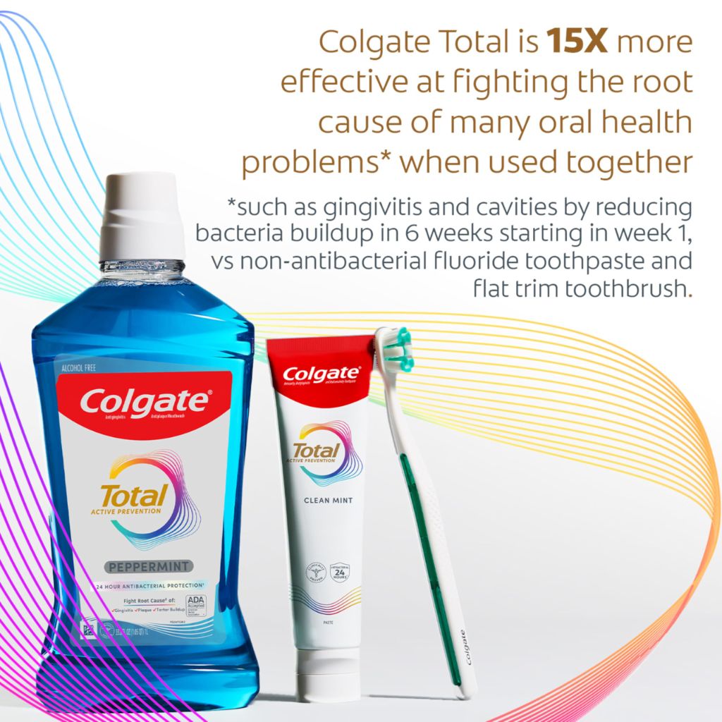 Colgate Total Active Prevention Clean Mint Toothpaste, 5.1 oz