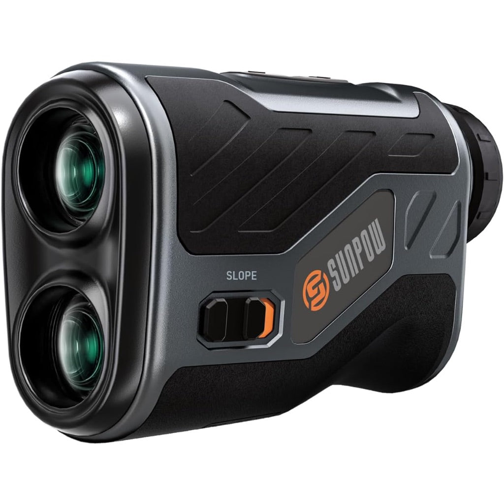 SUNPOW Golf Rangefinder with Slope, High Precision Laser Range Finder for Golfing/Hunting, 1200 Yards, 7X Magnification, Flag Pole Locking Vibration, Rechargeable Range Finders with Magnet Stripe