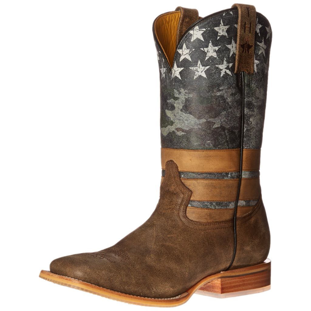 Tin Haul Men's Freedom Western Boots - Brown, Size 11 D