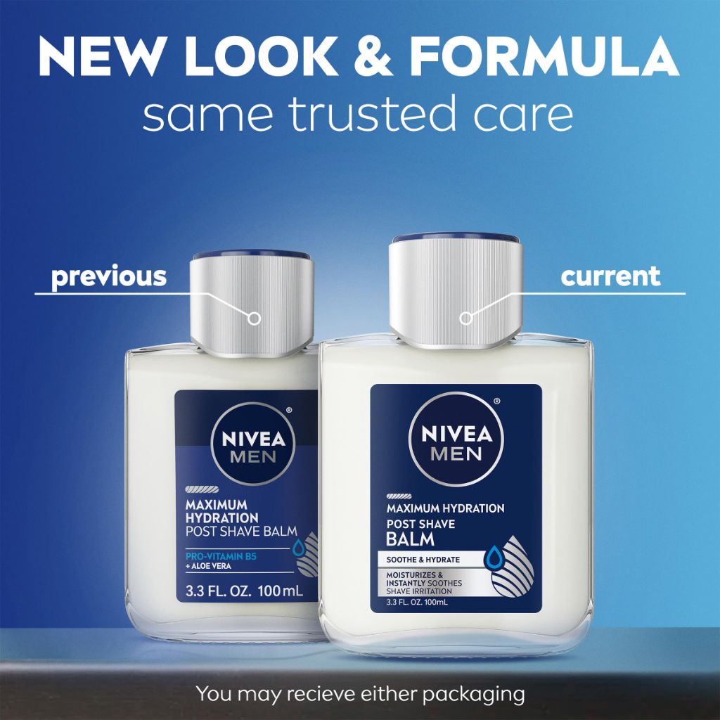 NIVEA Men Maximum Hydration Post Shave Balm - 3.3 fl. oz. (3 Pack)