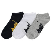 Polo Ralph Lauren Big Polo Player Men's 3-Pack Socks 10-13 (Multi)