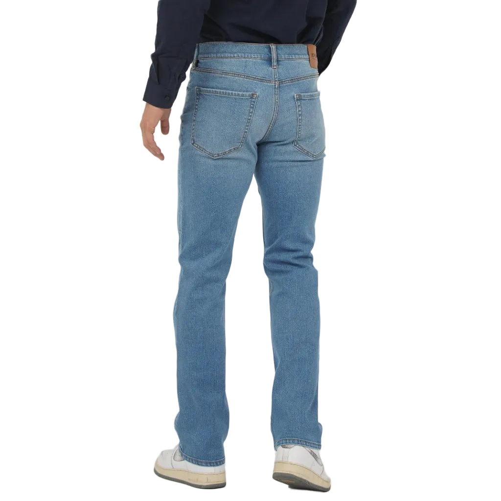 APUOR Men's Regular Fit Flex Jeans Comfort Straight - Light Blue W34xL30