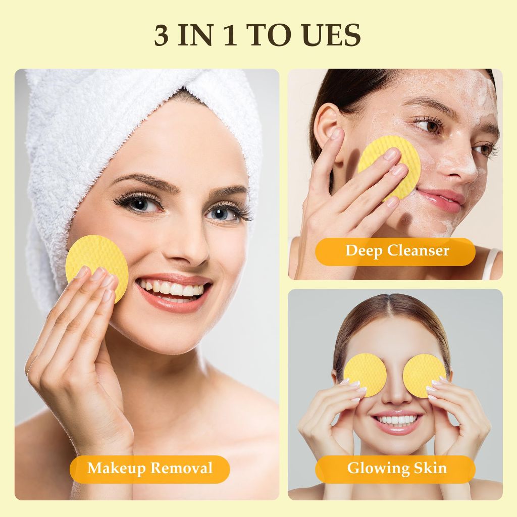 Turmeric & Kojic Acid Cleansing Pads, 55 Pcs