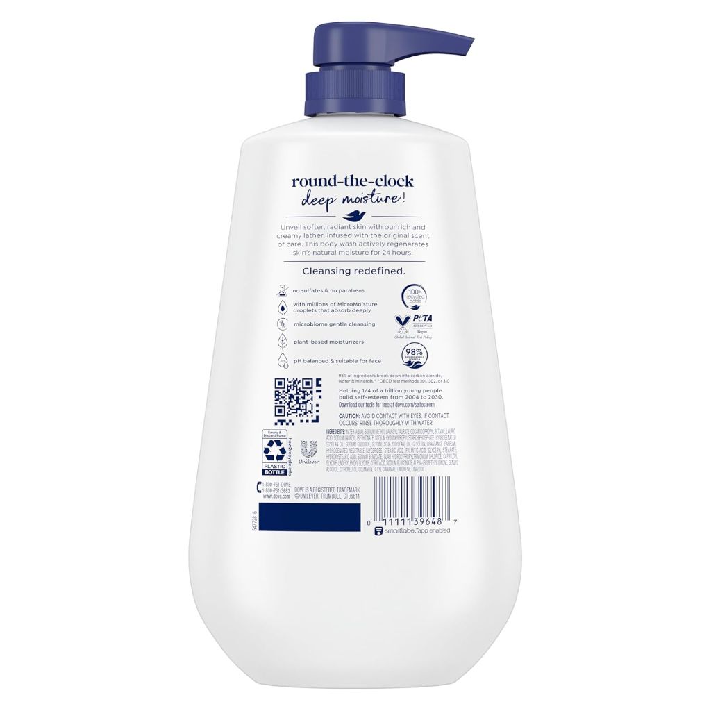 Dove Deep Moisture Body Wash with Pump - 30.6 fl. oz.