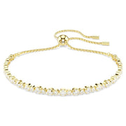Swarovski Matrix Tennis Bracelet - Crystals, Gold-tone M