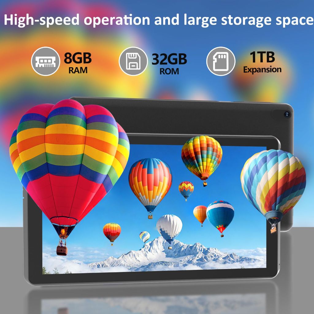 BYANDBY Tablet 7 inch Android 12.0 Tablet, 4GB+32GB ROM (1 TB Expand),  (Silver)