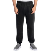 SZ 4XL, Fruit of the Loom men's Eversoft Fleece & Joggers  | Black