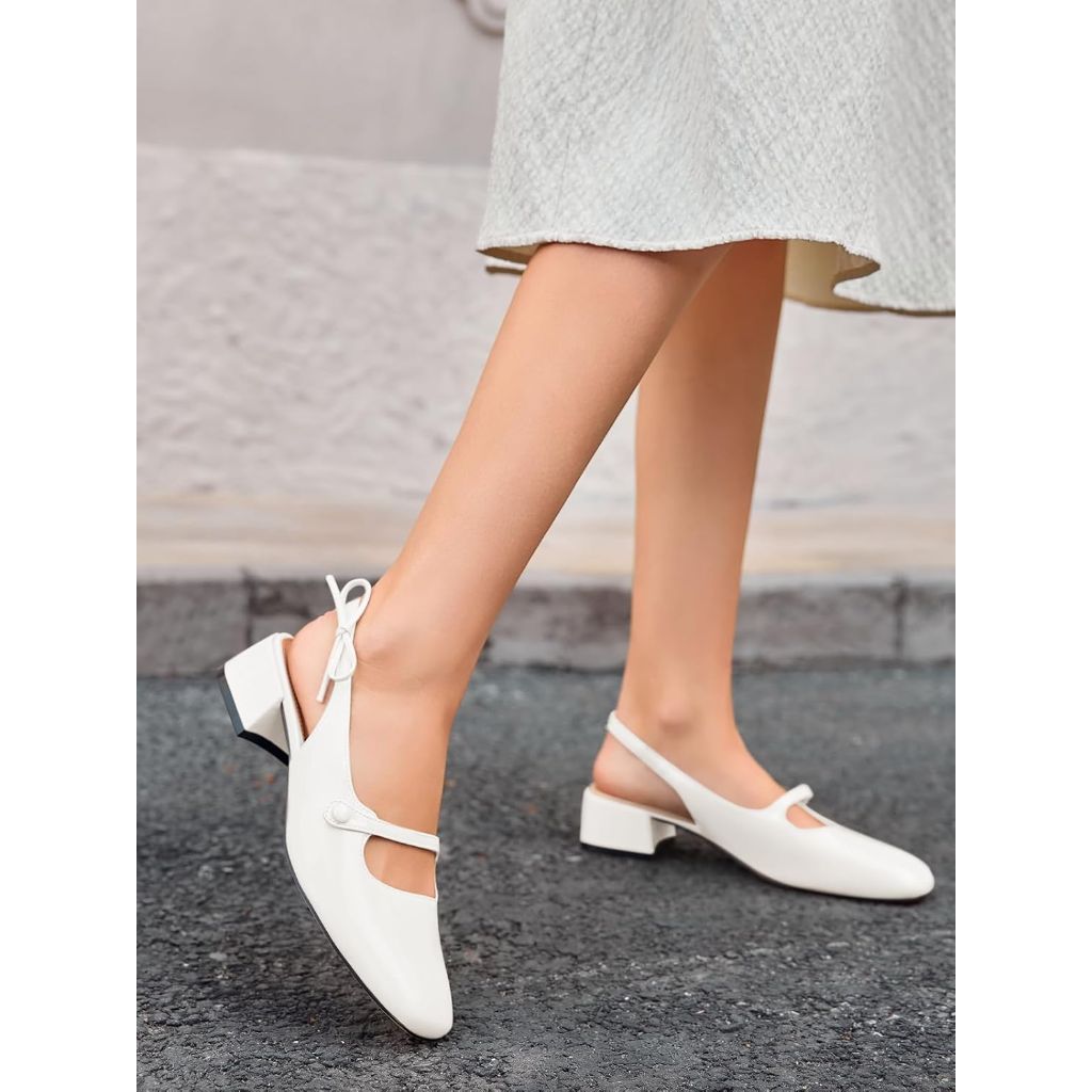 SZ 7.5 Coutgo Women's Mary Jane Shoes Slingback