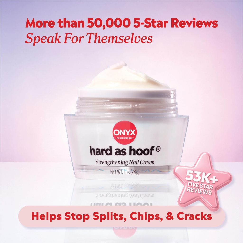 Onyx Professional Hard As Hoof Nail Strengthening Cream, Unscented - 1 oz