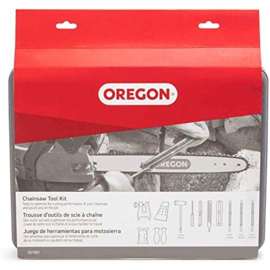 Oregon Chainsaw Tool Kit - 16pcs Chain Sharpening Kit with Hard Case - 601981
