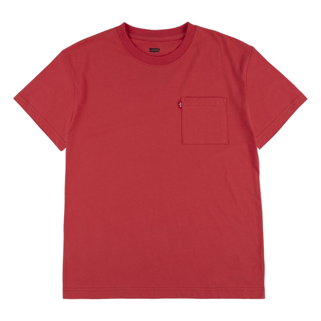 SZ 6M, Levi's®- One Pocket T-Shirt- Red
