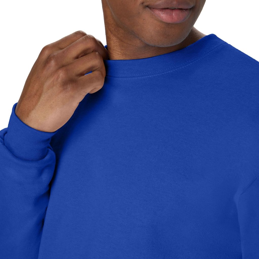 Hanes Men's EcoSmart Sweatshirt, Deep Royal, XL