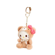 Off-Mess Cute Plush Bag Charm for Women Purses, Backpack - Mini Soft Stuffed Keychain, 4"+ 5" Lovely Decorative Accessories for gift