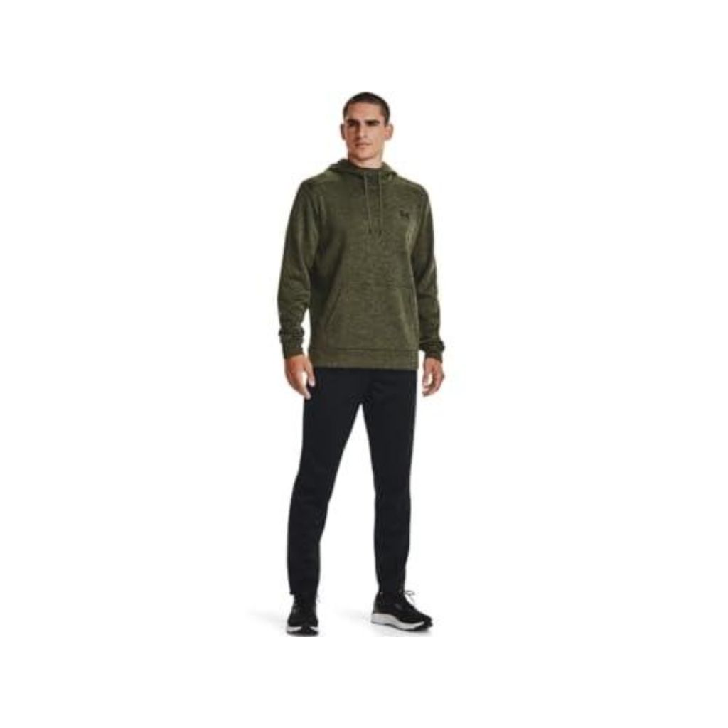 Under Armour Mens ArmourFleece Twist Hoodie, (390) Marine OD Green / / Black, 3X-Large