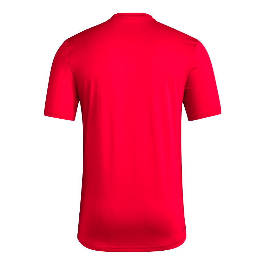 Adidas Mens D.C. United Pre-Game Short Sleeve Soccer T-Shirt,Red/D.C. United,Large