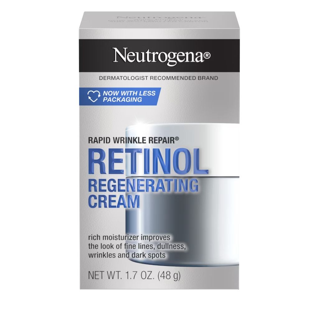 Neutrogena Rapid Wrinkle Repair Retinol Face Moisturizer with Hyaluronic Acid - 1.7 oz *Damaged Box*