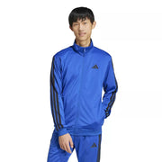 Men's adidas 3-Stripes Tricot Regular Sportswear Track Jacket, Size: Medium, Multi Royal Blue