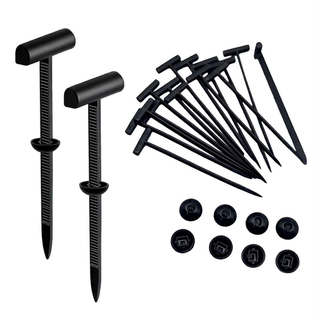 50 PCS Universal Nylon Cable Tie Buckle for Car,Heavy Duty Self-Locking Zip Ties Holder with Pin & Button Design,Self-Locking Ties Holder,Bumper Retainer Clips Car Rivets Fasteners for Auto Repairing