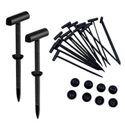 50 PCS Universal Nylon Cable Tie Buckle for Car,Heavy Duty Self-Locking Zip Ties Holder with Pin & Button Design,Self-Locking Ties Holder,Bumper Retainer Clips Car Rivets Fasteners for Auto Repairing
