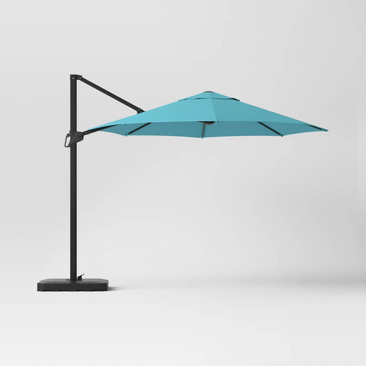 11' DuraSeason Fabric™ Offset Patio Umbrella  - Black Pole - Threshold™