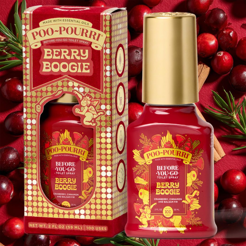 Poo-Pourri Holiday Before-You-Go Toilet Spray - Berry Boogie, 2 fl. oz.