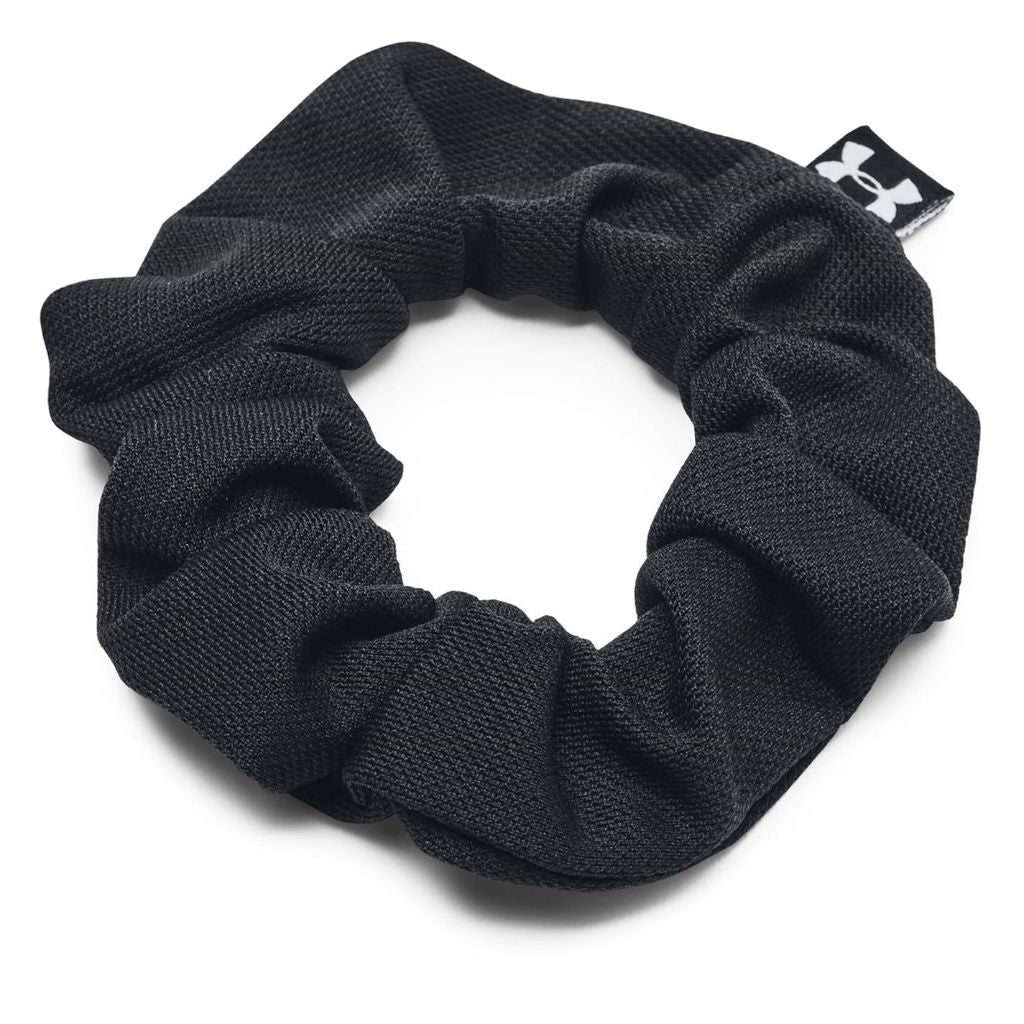 Under Armour Women's Blitzing Scrunchie, (001) Black / / White, One Size Fits Most
