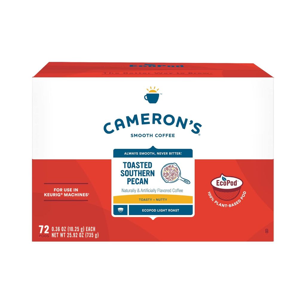 Cameron's Coffee Toasted Southern Pecan Keurig K-Cup Coffee Pods, 72ct.