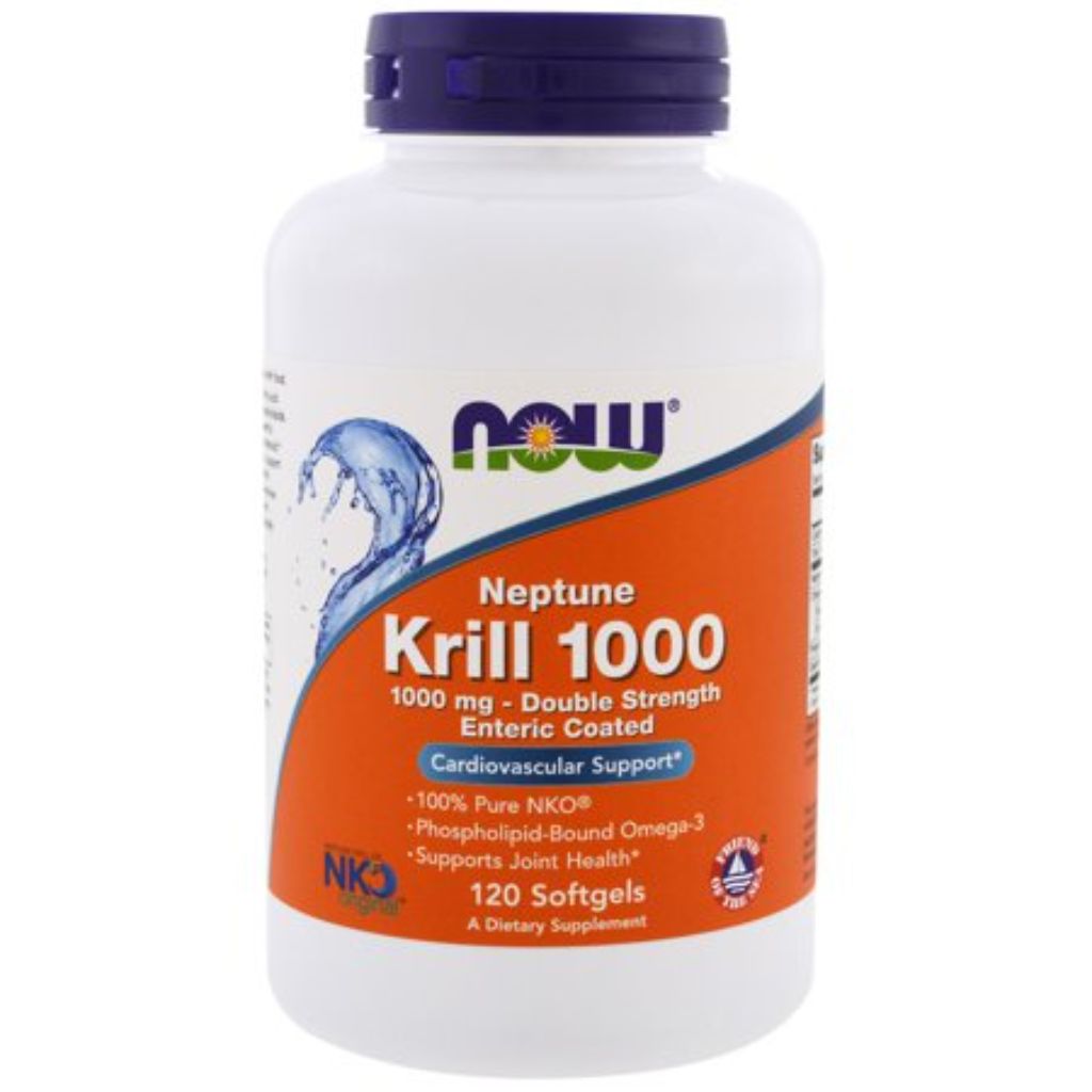 Now Neptune Krill Oil Softgels, 1000mg - 120ct.