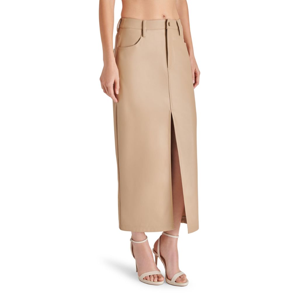 Steve Madden Apparel Avani Skirt, Camel, 4