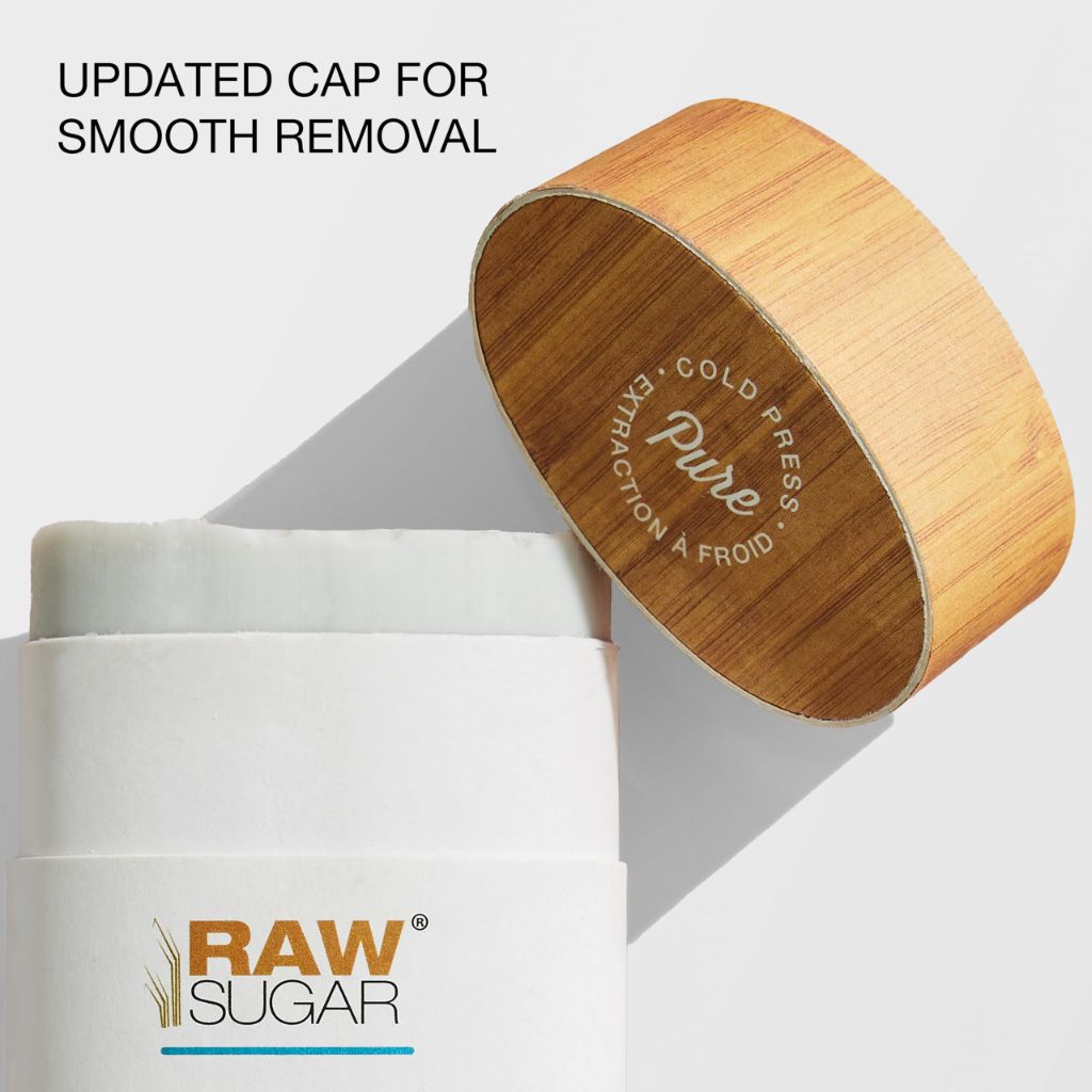 RAW SUGAR Deodorant Stick, Simply Deo (Pack of 1) Beach Rose + Aloe Scent