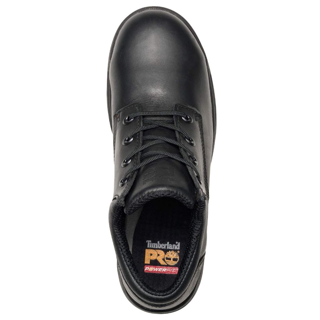 SZ 10EE WD Timberland PRO Titan® Oxford Alloy Safety Toe Low Black Smooth Full-Grain Leather