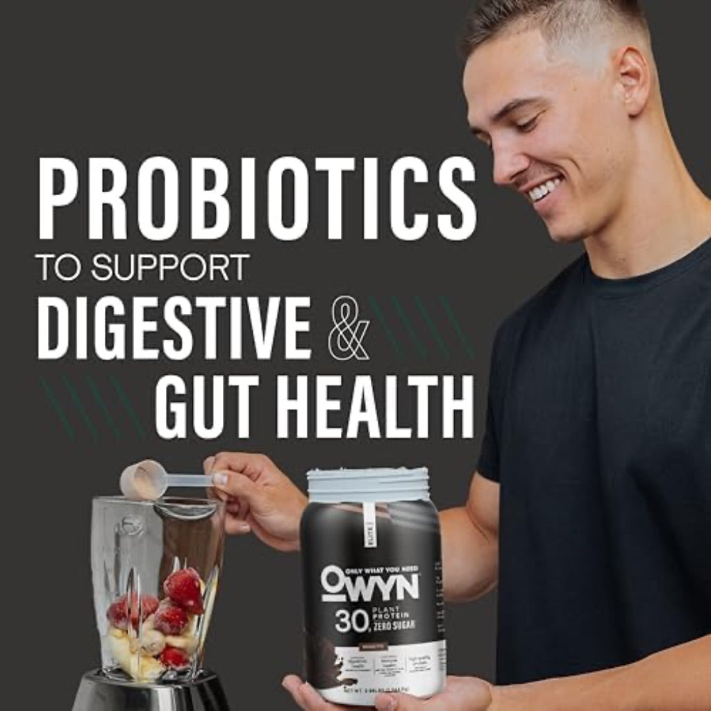 OWYN Only What You Need Pro Elite Plant-Based High Protein Powder, Chocolate, 2.9 lbs (27 Servings)