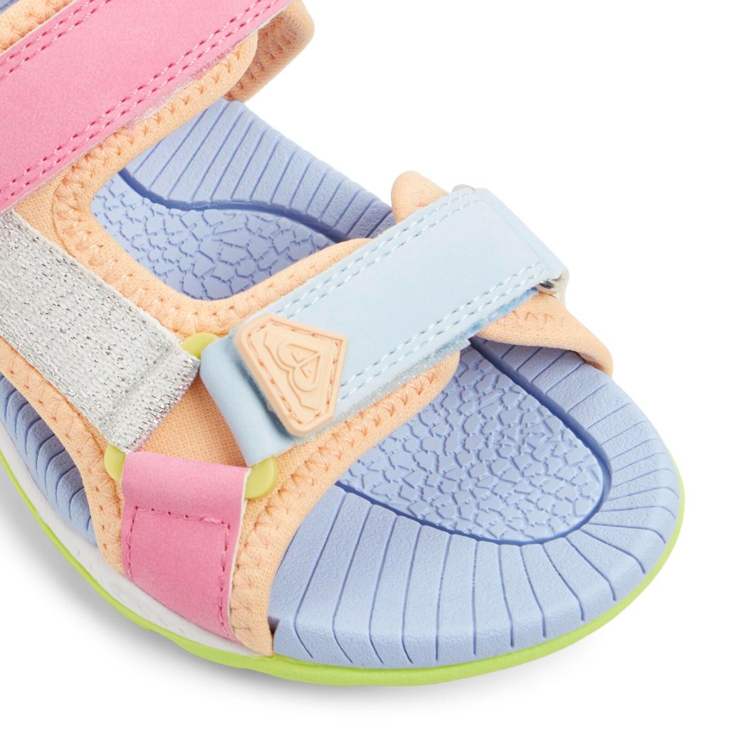 Roxy Kids Rg Talia Flat Sandals, Multicolor, 11