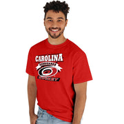 Carolina Hurricanes NHL Officially Licensed T-Shirt Retro 90's Hockey Team Color, Large