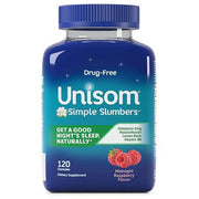 Unisom Simple Slumbers Drug-Free Sleep Aid Gummies - Midnight Raspberry, 120ct.