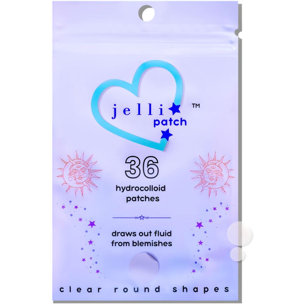Jelli Patch Pimple Patches For Face - Acne Skincare Sticker - Hydrocolloid - Unscented - 36 Count - Dot