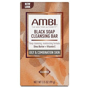 Ambi Skincare Black Soap with Shea Butter, 3.5 Oz (Pack of 2)